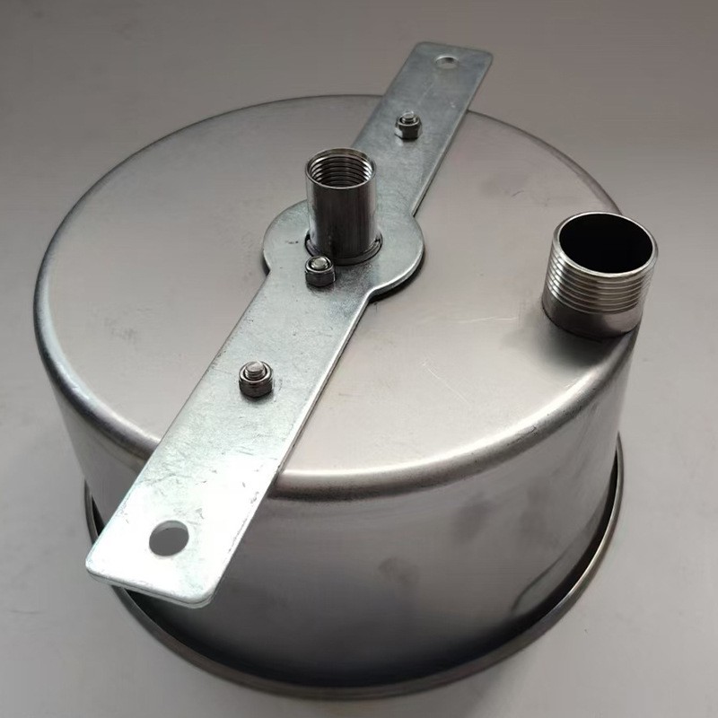 定制污水分离盒猪用清污盒自动喝水器加排水湾不锈钢饮水碗加排污图2