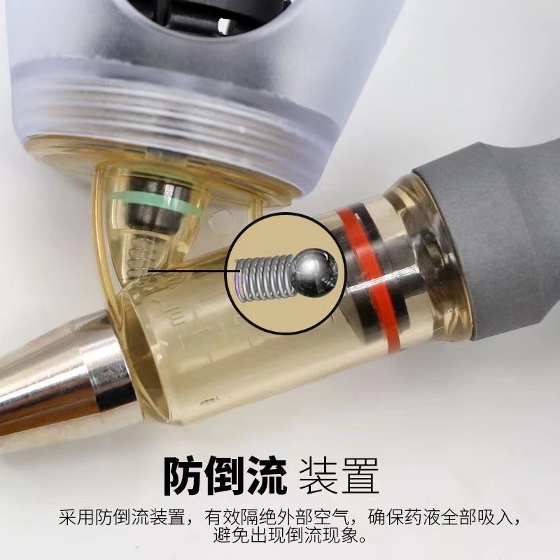 兽用连续注射器猪用疫苗注射器鸡兔鸭鹅猪牛羊可调连续注 射器养殖图2