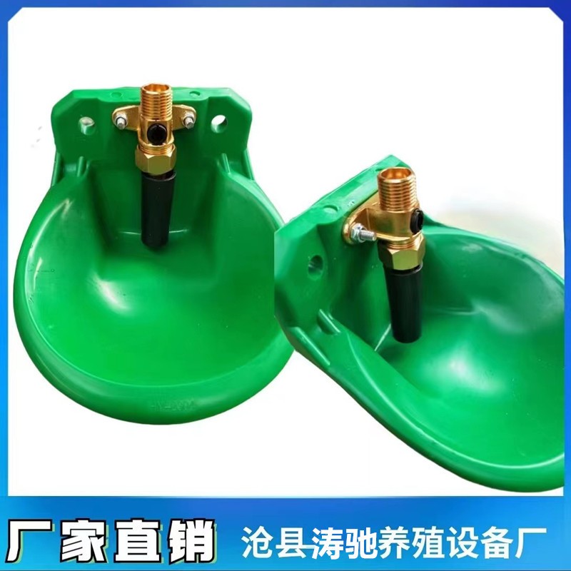 牛羊饮水器自动喂水合金阀门兽用喝水盆养羊设备水槽羊用饮水碗图2