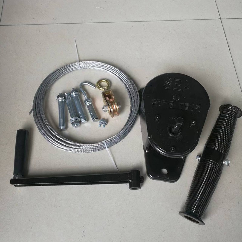 猪舍养猪场用手摇手动铸铁卷帘机蔬菜温室大棚养殖场卷帘机卷帘器图4