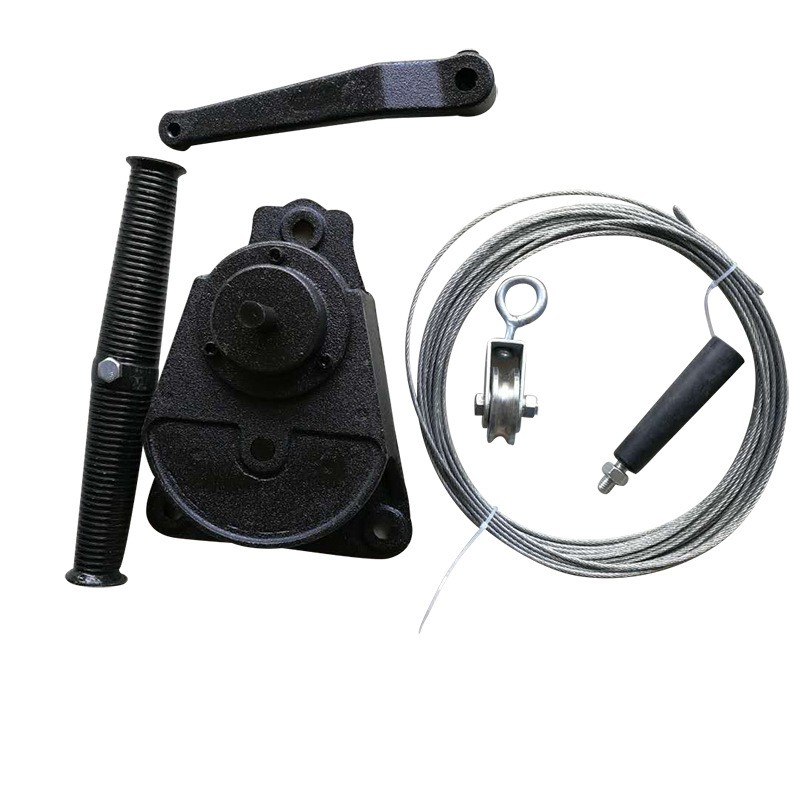 猪舍养猪场用手摇手动铸铁卷帘机蔬菜温室大棚养殖场卷帘机卷帘器图2