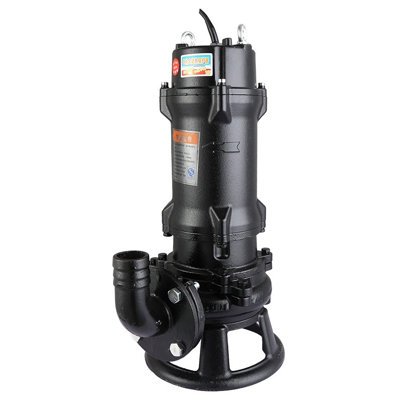 WQK不锈钢切割式污水泵220V抽粪泥浆泵养猪场排污泵潜水泵三刀图4