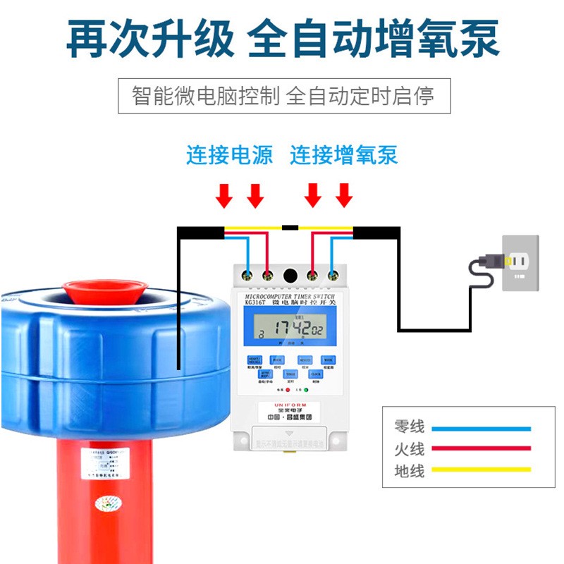 鱼塘增氧机全自动大功率增氧泵池塘养殖打氧机220V冲氧气浮水泵图2