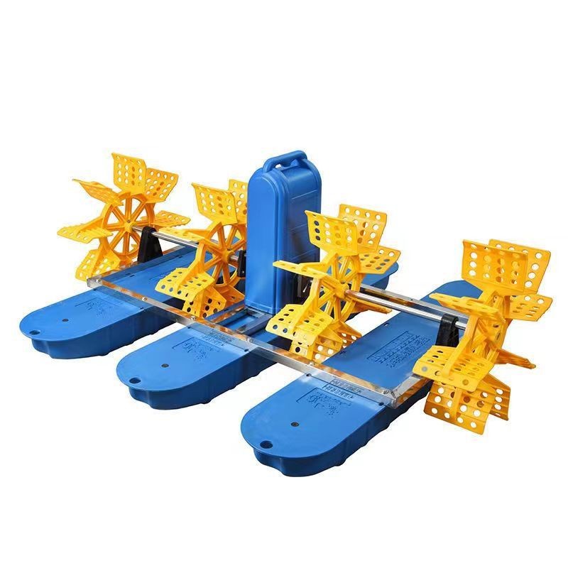 鱼塘增氧机水车式增氧机叶轮式池塘风车式增氧机虾塘增氧机曝气式图5