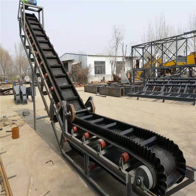 泉大机械 DJB系列 大倾角波纹挡边皮带输送机 0-90°角度输送图2