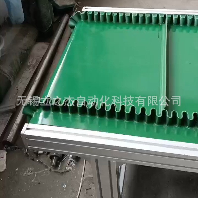 斜坡输送线 货物装卸皮带输送食品轻工业流水线升降型爬坡输送机图4