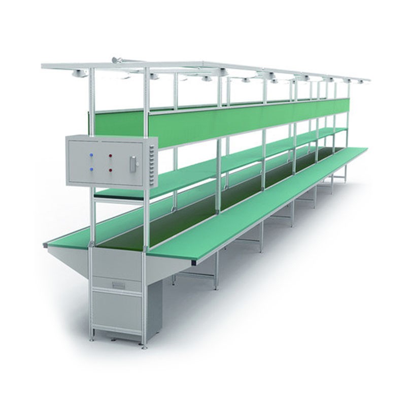 皮带式生产流水线 电子装配组装流水线工作台 皮带线输送流水线图4