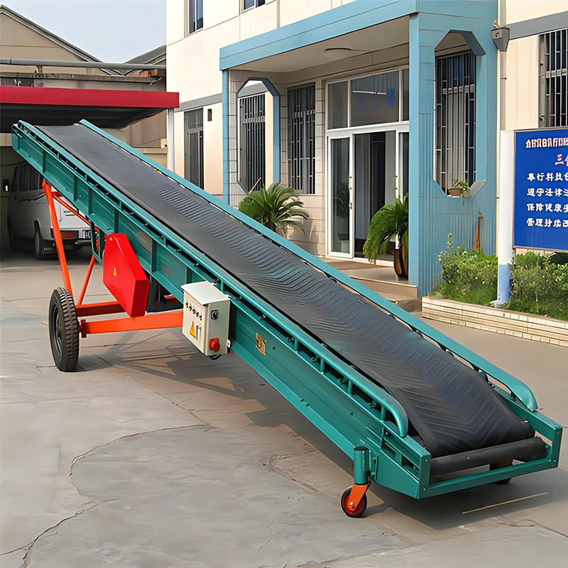 装卸货流水线传送带转弯装卸上下货神器伸缩滚筒线输送机批发图3