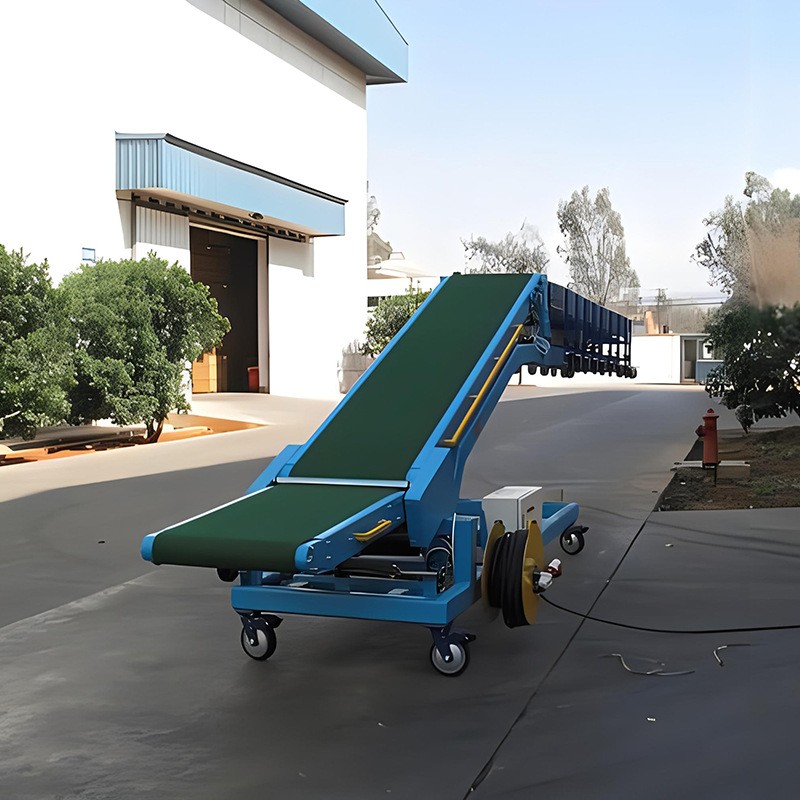 生产快递物流分拣机装卸货流水线小型爬坡机传送滚筒线厂家定制图3