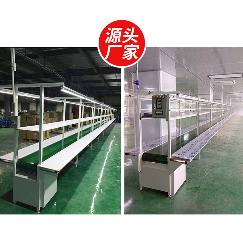 工作台流水线电子厂车间仓库分拣线生产全自动拉线防静电皮带线图3