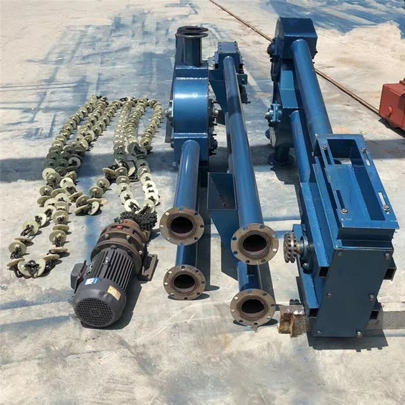 现货矿用链式管链输送机厂家 水泥煤矿粉尘输送设备管链输送机图3