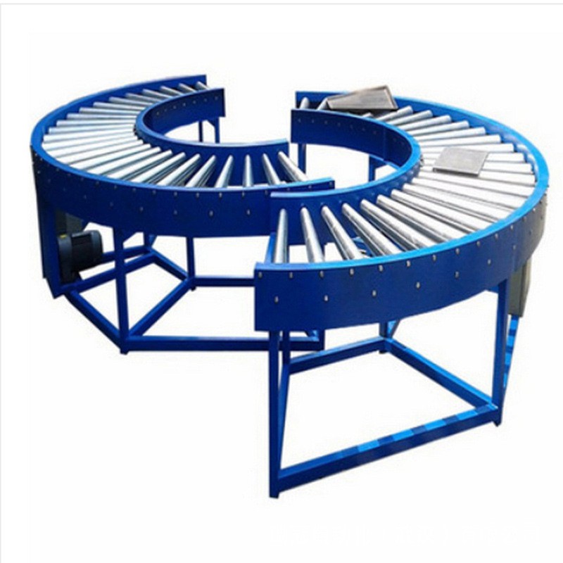 环形滚筒线 环形物流分拣流水线小型滚筒线传送机生产线传送线图3