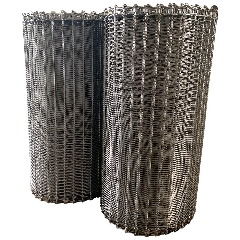 不锈钢螺旋网带耐高温食品烘干果蔬清洗输送带速冻饺子螺旋网带图5