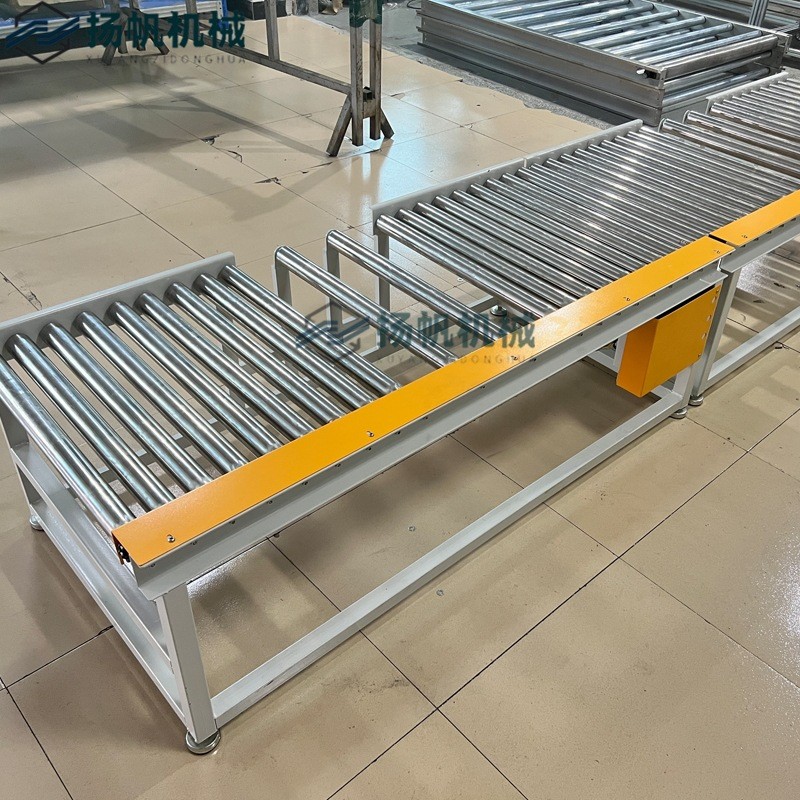 家具板材生产线 医药仓储物流输送线 托盘传送机流水线滚筒输送机图4