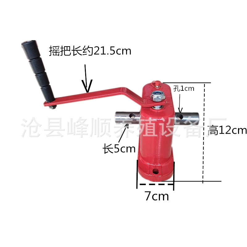 畜牧养殖设备封闭式双出轴绞盘铜套手摇升降器水线料线配件绞盘图4