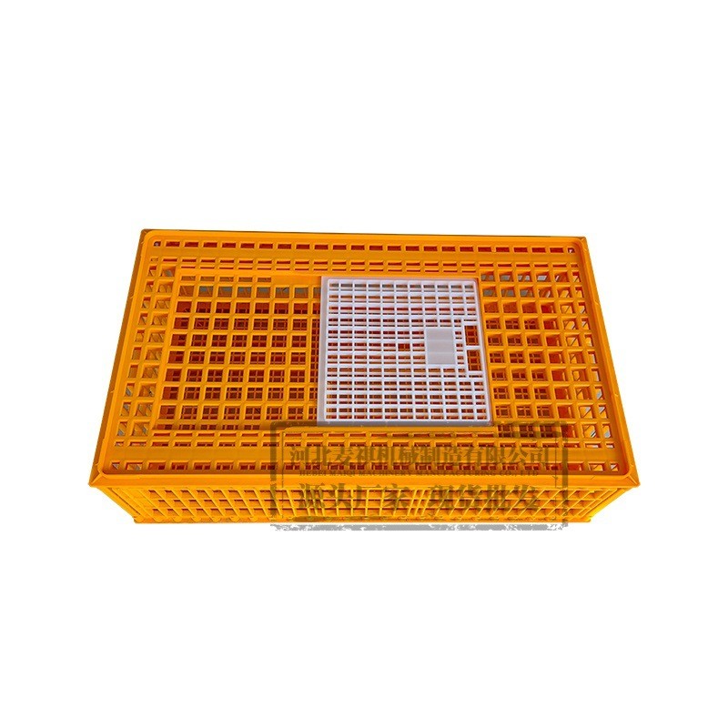 中空透气塑料家禽鸡笼 鸭鹅养殖场运输周装框 成鸡中转用螺丝组装图5