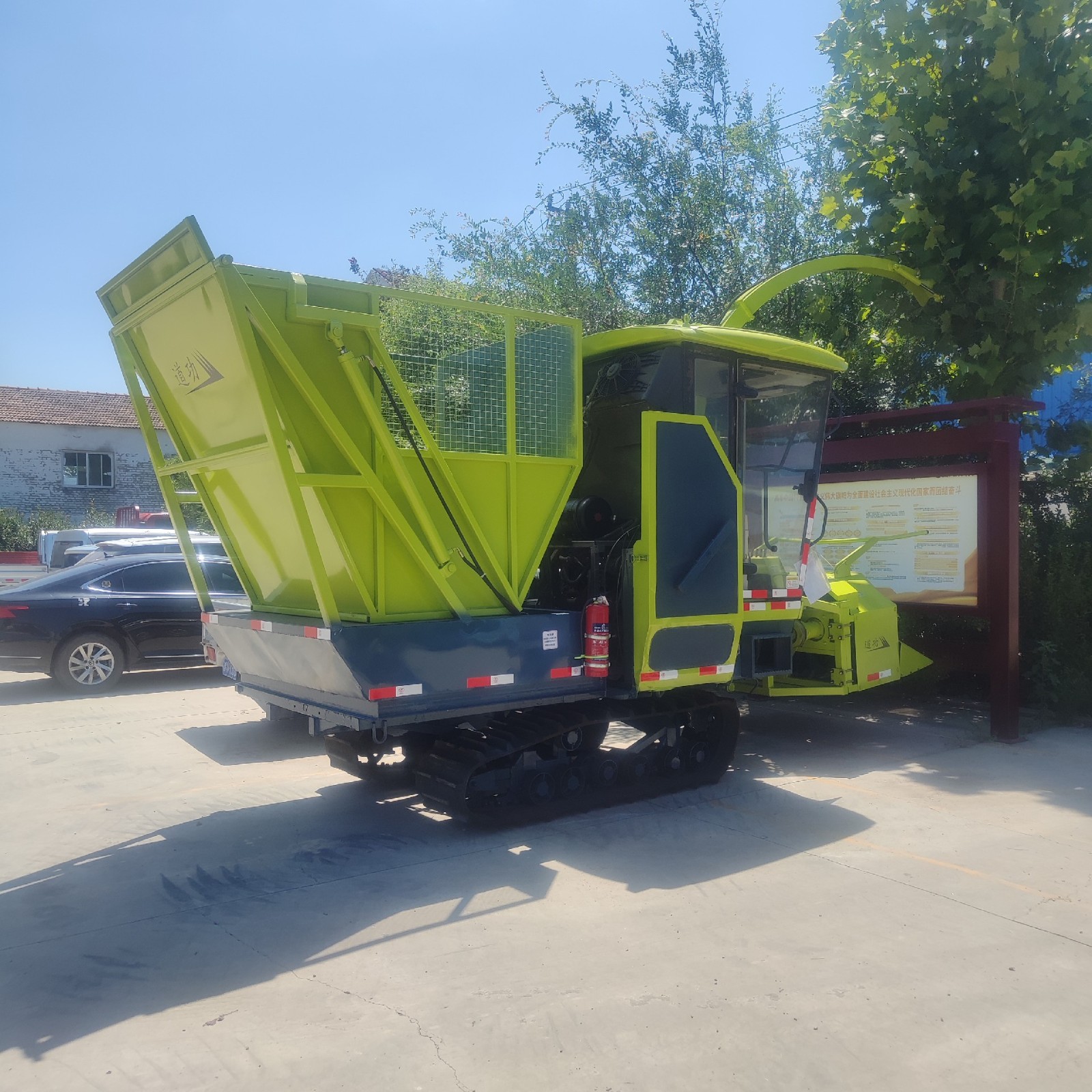 甜高粱青储收割机