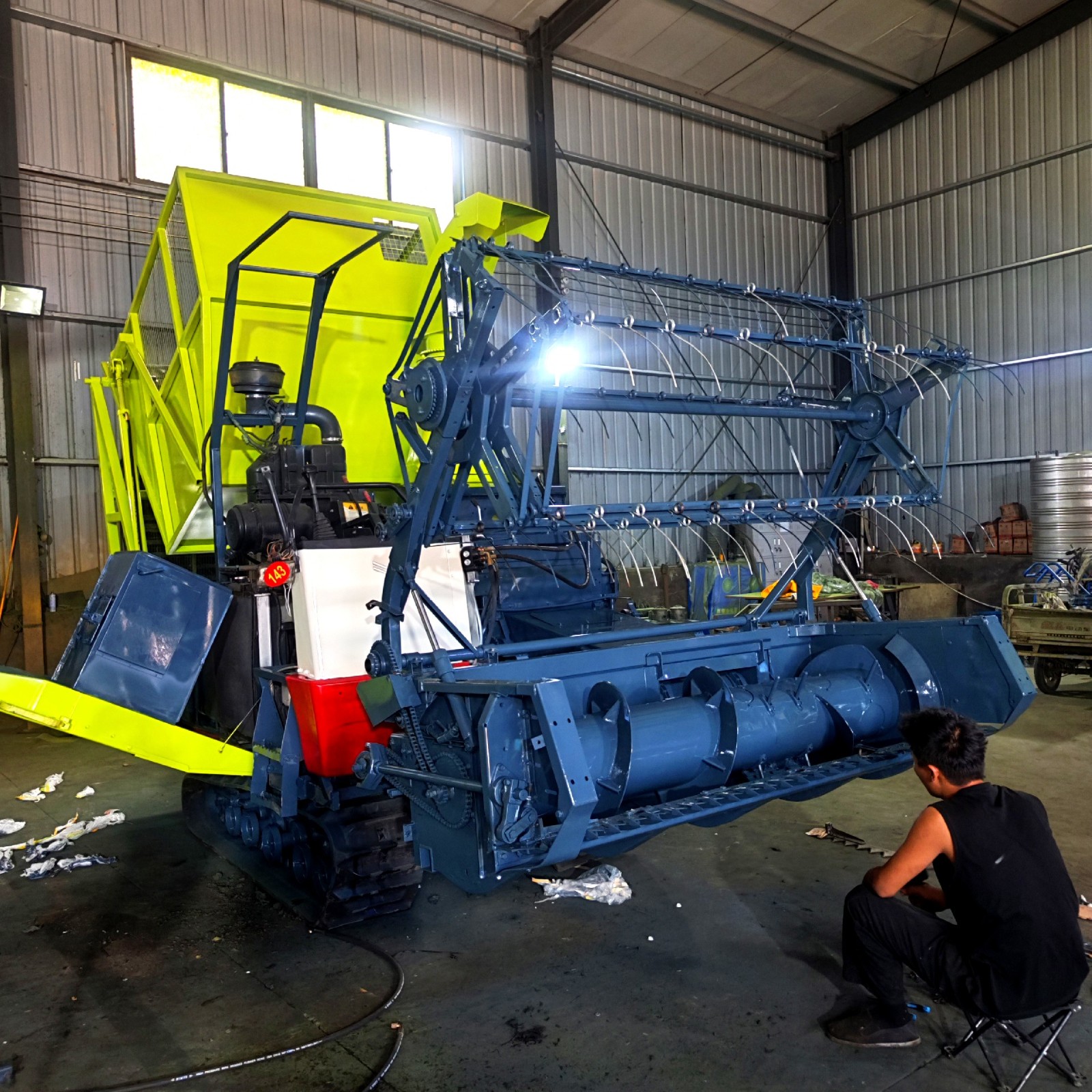 甜高粱青储收割机图2