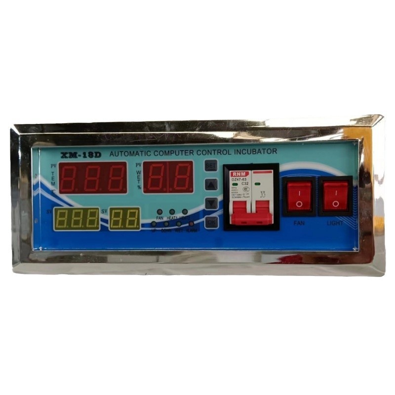 孵化机控制器 温控仪表微电脑全自动XM-18D控温湿控制仪专用图5