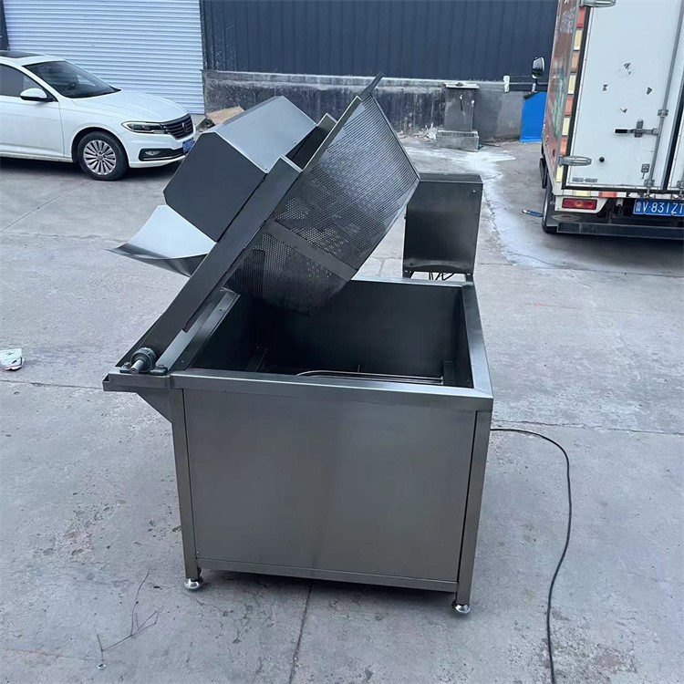 全自动油炸机 商用小酥肉油炸设备 带鱼块油炸锅图2