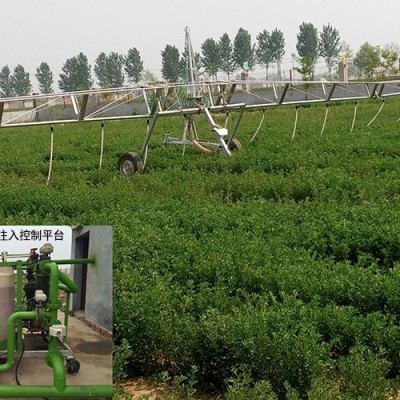 牧草水肥一体灌溉机械类   8SJY-2-32型双臂卷盘拖管移动式水肥一体灌溉机