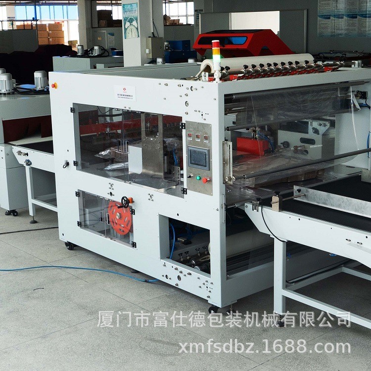 纸箱包装厂打包塑封大型热缩膜包装机大纸板全自动封切热收缩膜机图3