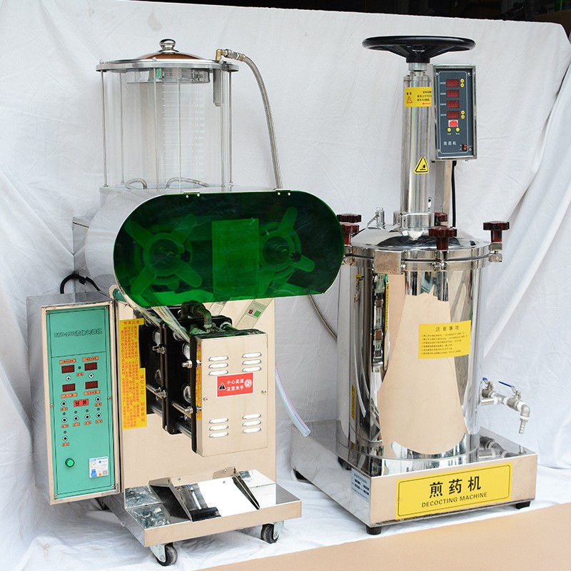 厂家直销高压煎药包装机 密闭压榨煎药包装组合机 中药煎药包装机图2