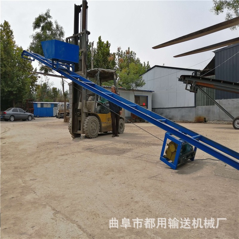 垂直输送设备都用 料斗提升机械 大倾角皮带式输送机