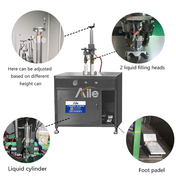 半自动气雾灌装机.封口机,充气机生产厂家图3