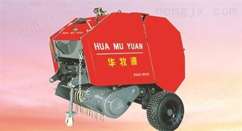 圆草打捆机