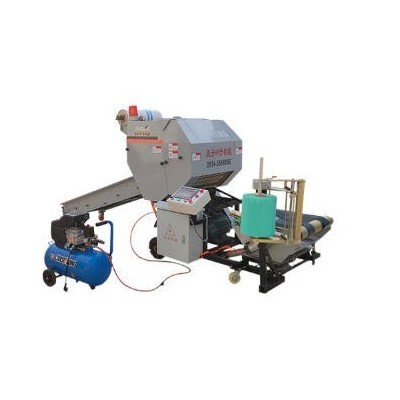 圆草捆打捆包膜一体机图4