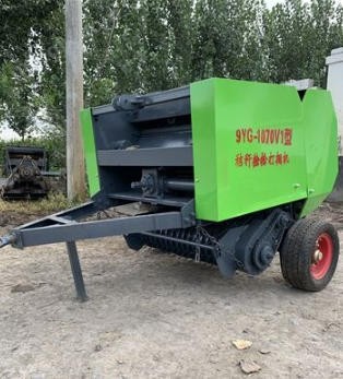 全自动小型秸秆捡拾粉碎打捆机图2