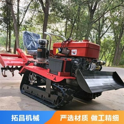 耕田耕地履带微耕机 专业旋耕犁耕施肥播种 实体工厂