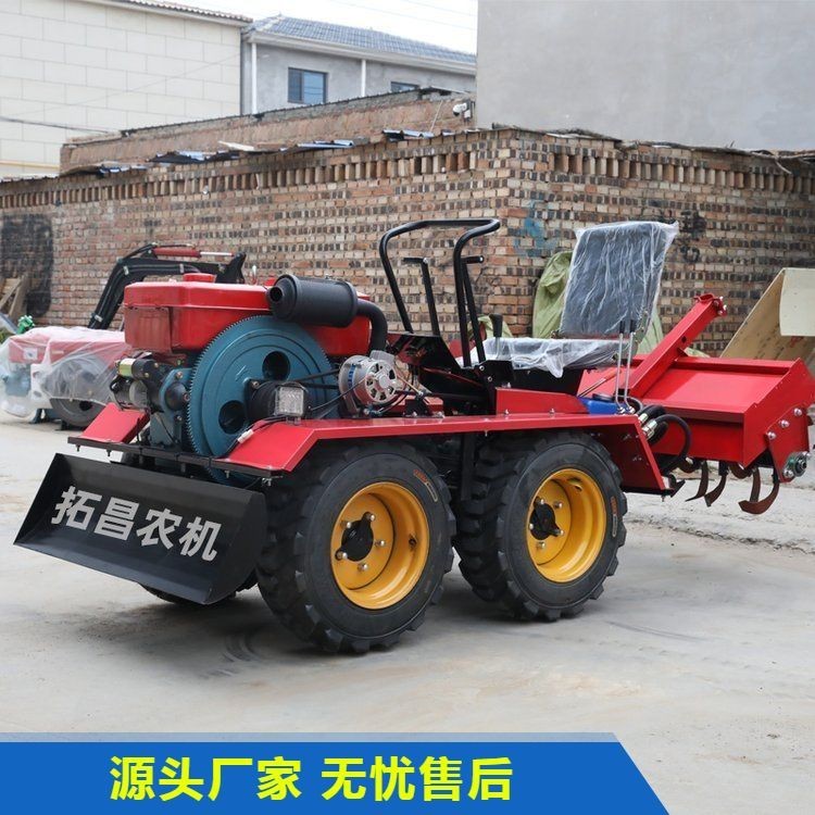 耕田耕地履带微耕机 专业旋耕犁耕施肥播种 实体工厂图3