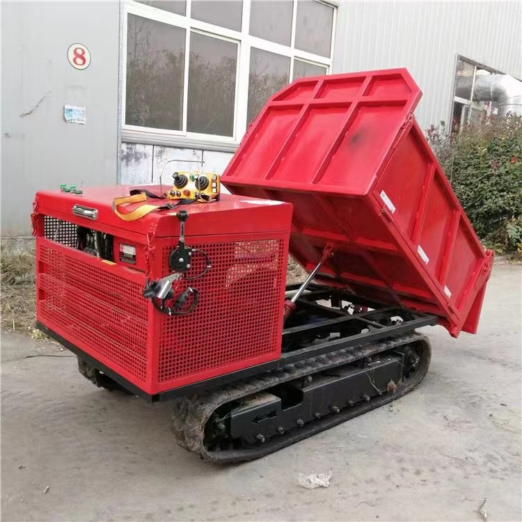 爬山虎果园全地形山地搬运车小型农用搬运拖拉机1.2吨履带运输车（电议）图2