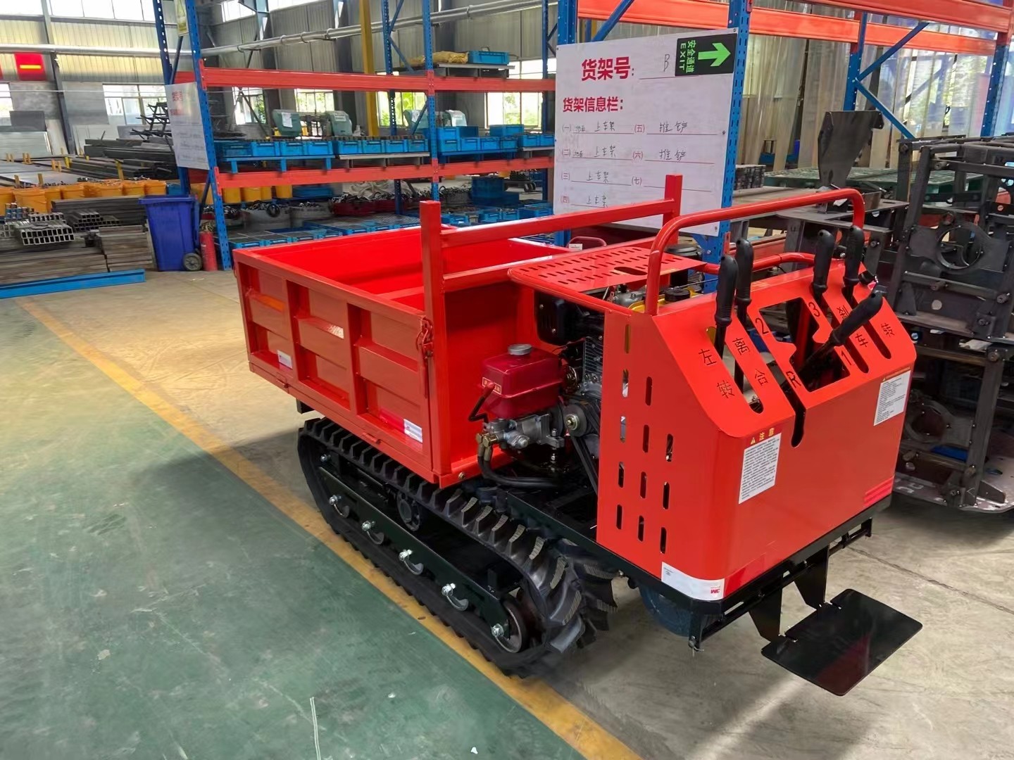 爬山虎果园全地形山地搬运车小型农用搬运拖拉机1.2吨履带运输车（电议）图4