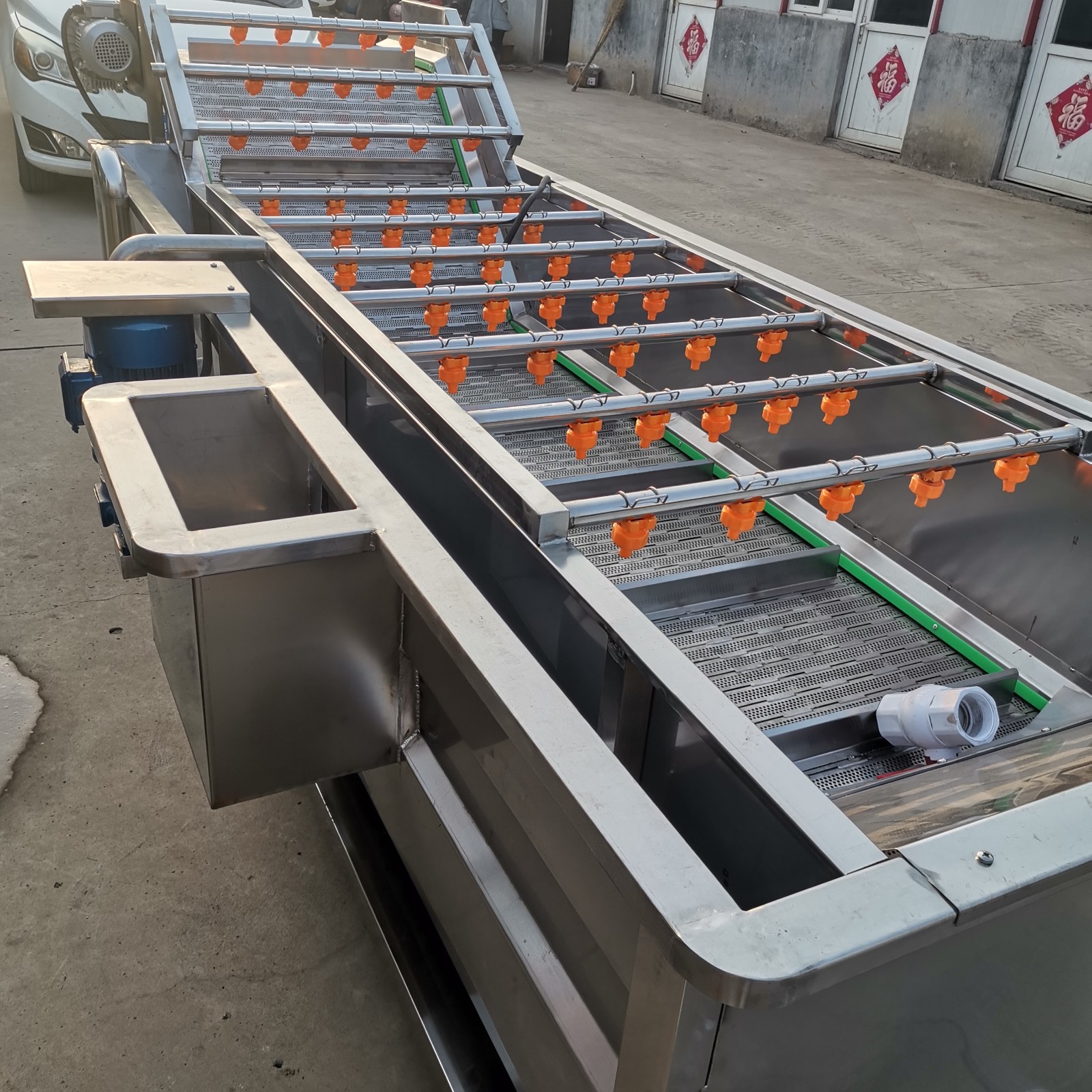 永信 初级加工行业使用 水果气泡清洗机 防锈耐腐蚀 来图定制图5