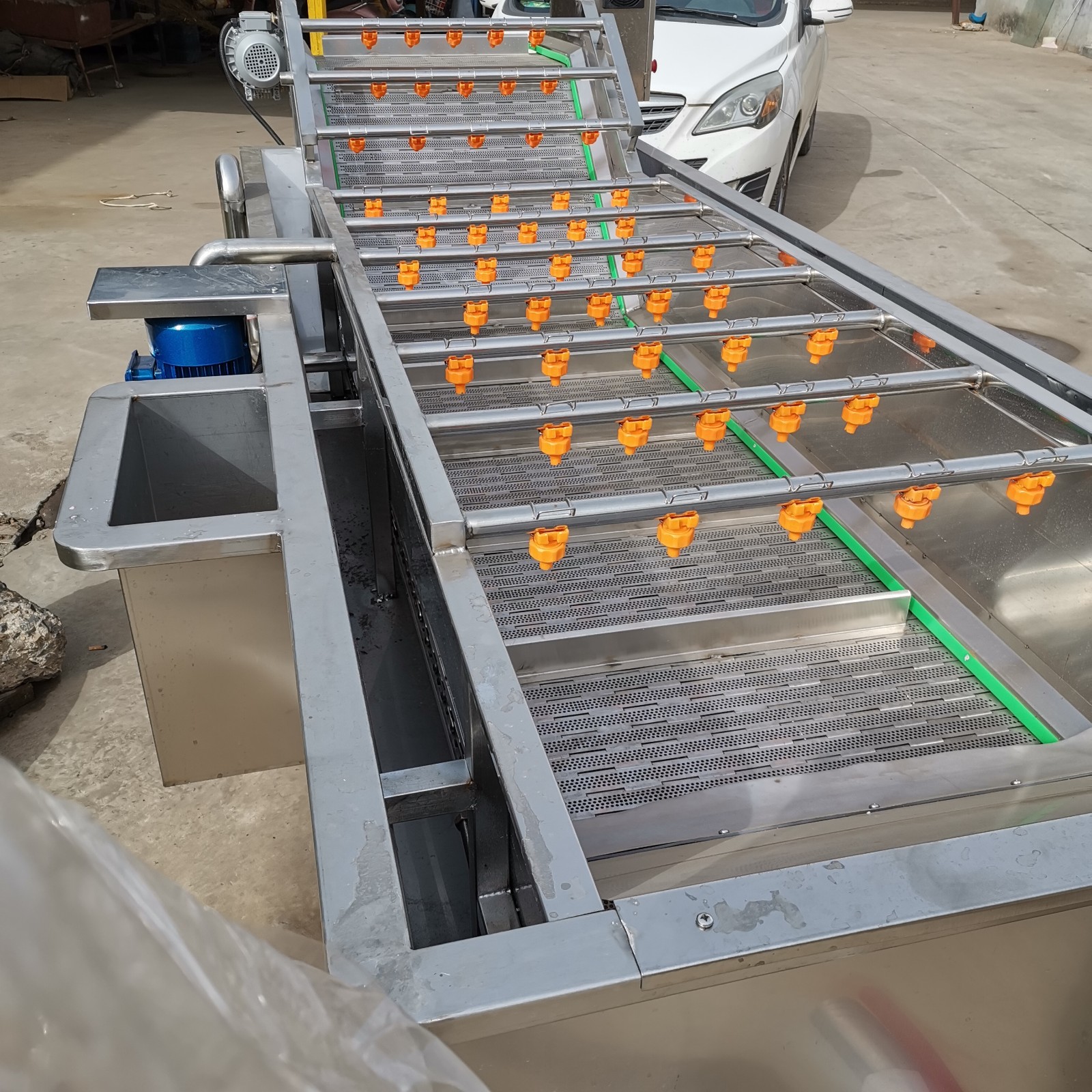 永信 初级加工行业使用 水果气泡清洗机 防锈耐腐蚀 来图定制图3