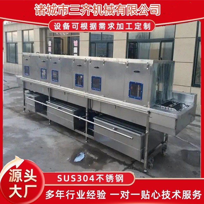 预制菜周转箱消毒清洗机 高压喷淋 全自动洗筐机塑料周转筐清洗机图4