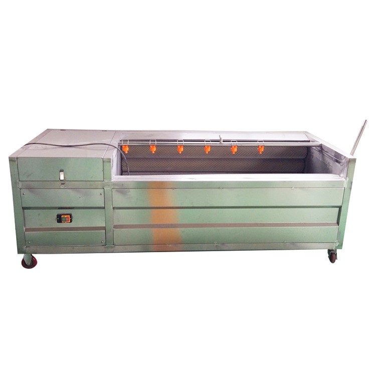 果蔬清洗机 香菇毛辊清洗设备 土豆红薯去皮机 不锈钢清洗设备图5