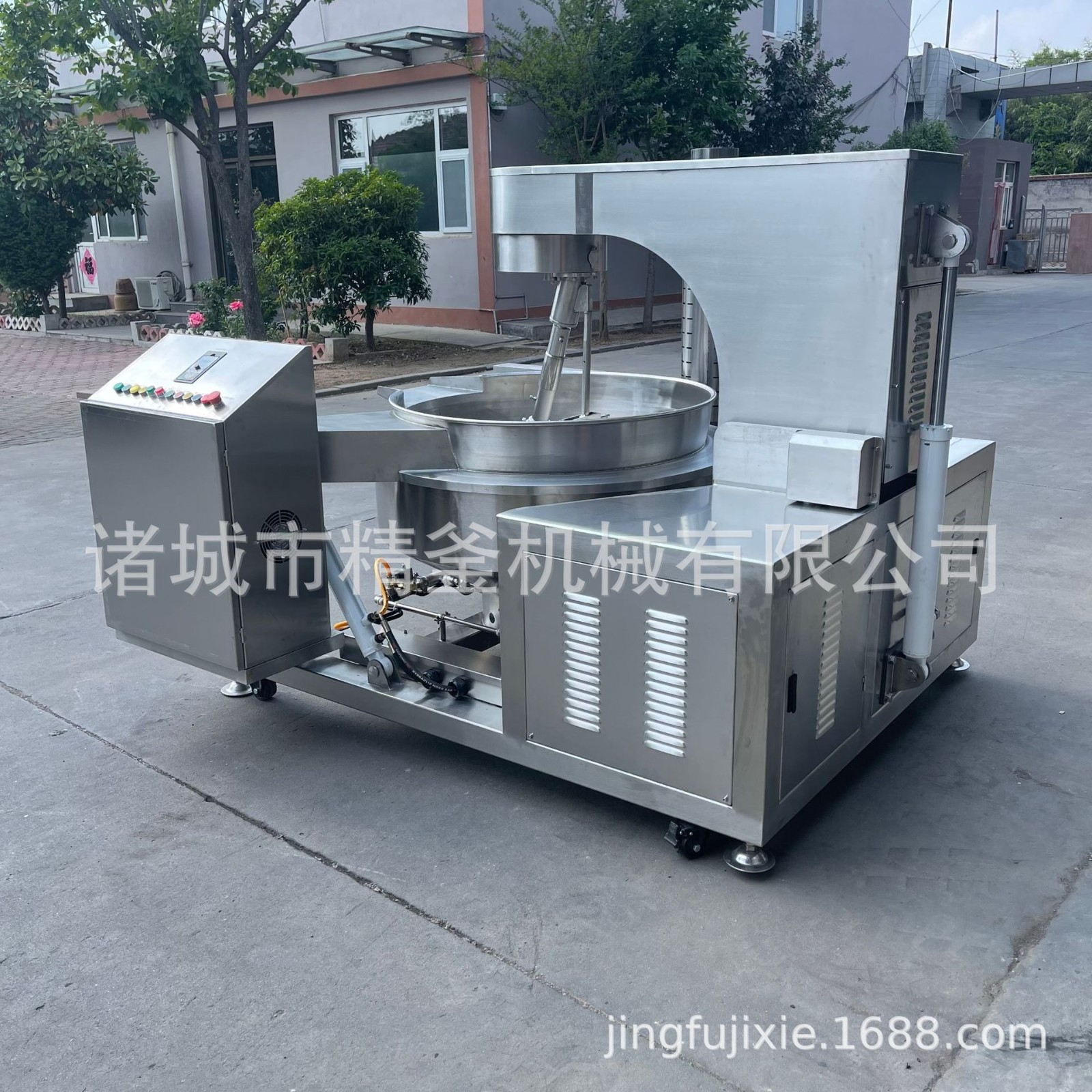 燃气加热行星酱料搅拌炒锅 全自动燃气火锅料炒锅 精釜图3