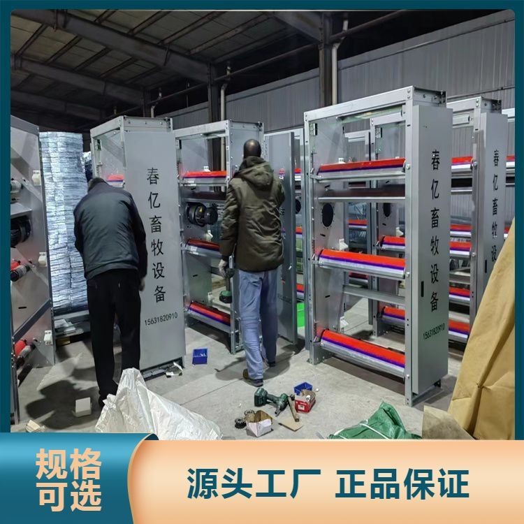 定制层叠式鸡笼养殖设备 四层养鸡场全自动蛋鸡笼 源头厂家图4