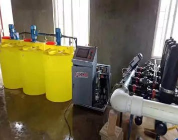 苗木花卉水肥一体机三通道 手机电脑控制水肥一体机定做公司（电议）图3