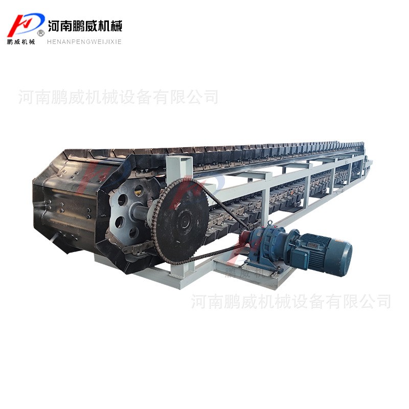 重型鳞板输送机矿石喂料机大型吨包输送设备煤炭链板输送带图5