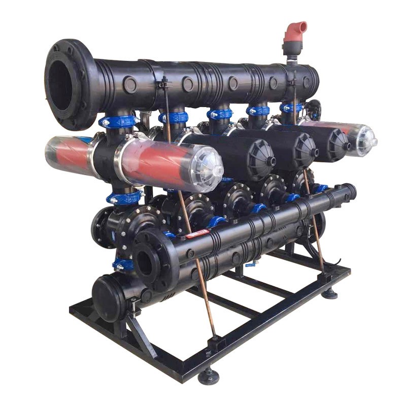 供应农业灌溉用叠片式过滤器 水肥一体化 全自动反冲洗叠片过滤器图2