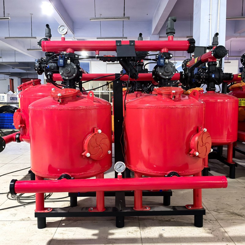 现货全自动农业灌溉叠片过滤器大棚园林反冲洗砂石果园高效过滤图2