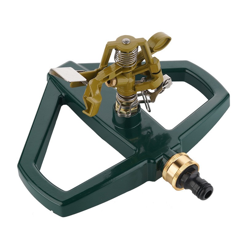 园林喷淋喷头360度旋转自动浇花金属底座洒水器灌溉草坪喷水喷灌图5