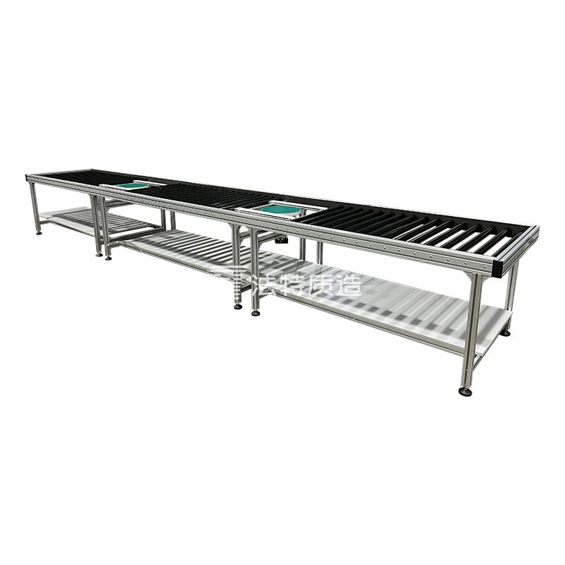 源头工厂滚筒输送机物流分拣重货运输自动化生产线车间组合滚筒线图5