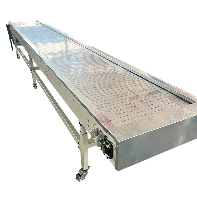 定做碳钢不锈钢链板提升机药品食品加工生产输送线定制链板输送线图4