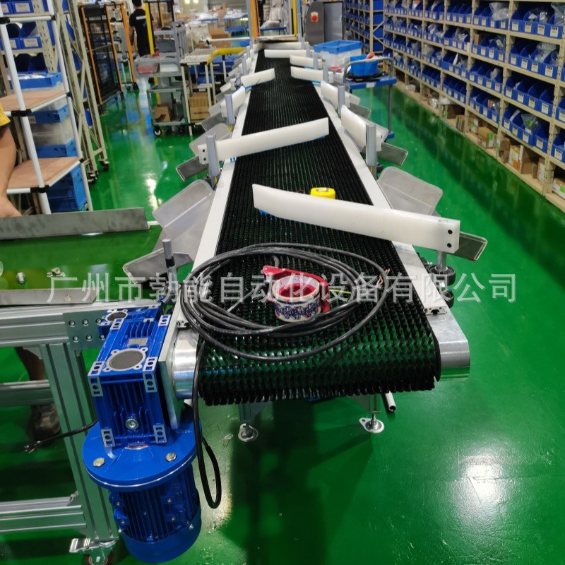 厂家供应皮带毛刷 专业加工PVC皮带输送流水线分捡输送机生产线图2